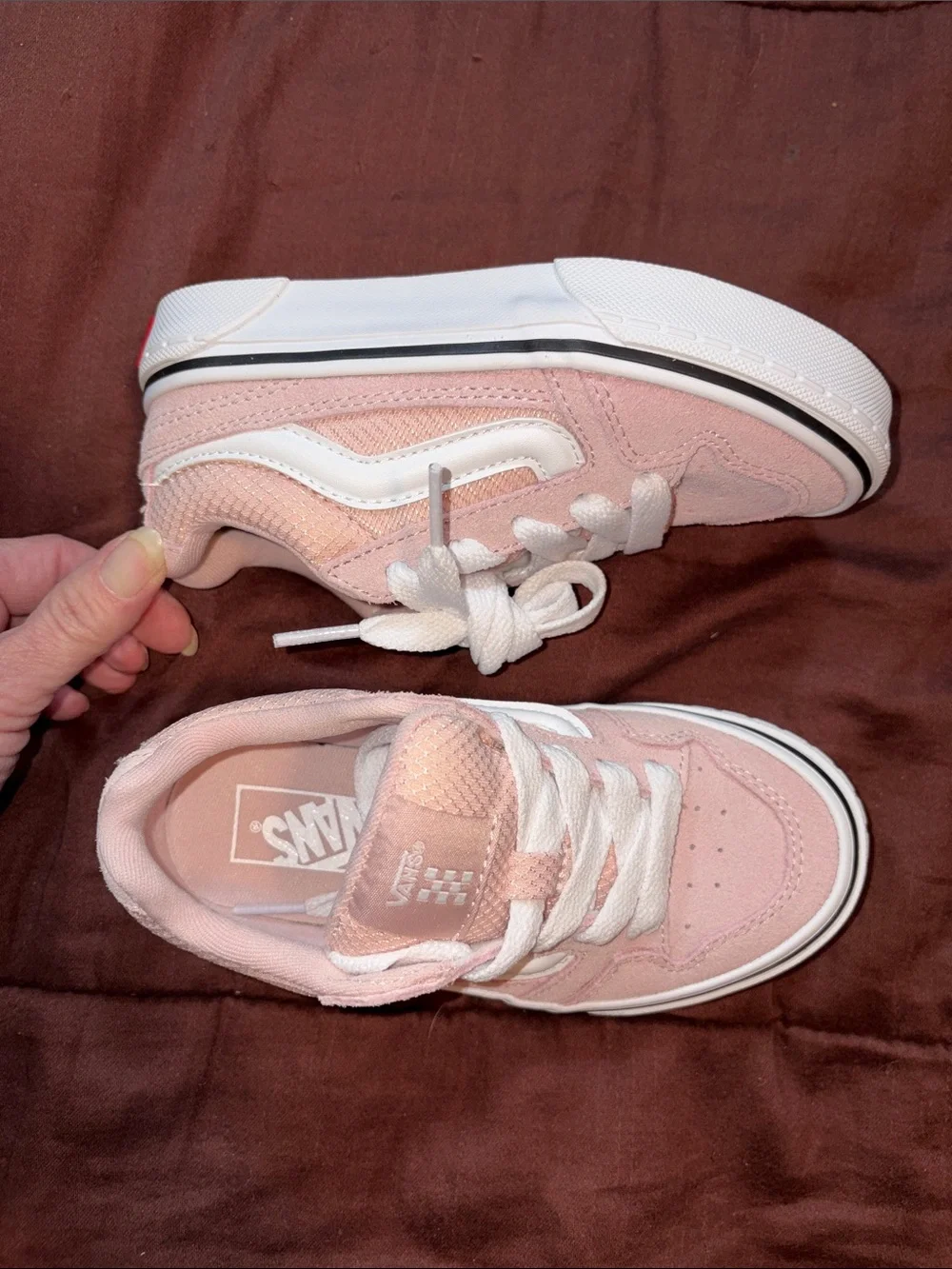 Vans light pink